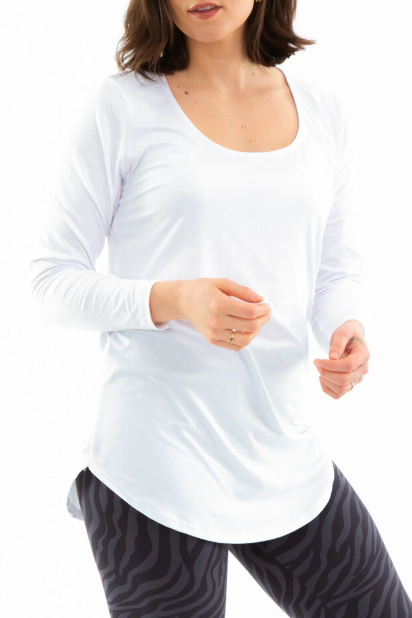 Long Sleeve Tunic Tops Available in L